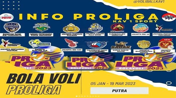 Jadwal Lengkap Agar Tidak Ketinggalan Pertandingan Nonton Proliga 2023