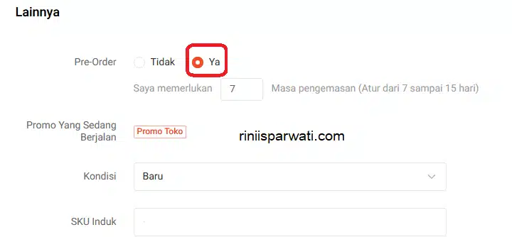 Kesimpulan Arti Pre Order Di Shopee