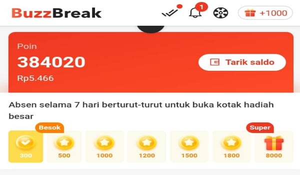 Cara Mendapatkan Uang di Buzzbreak