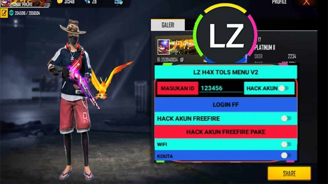 LZ Hack Menu Versi 2