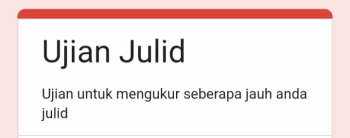 Mengenal Link Ujian Julid Viral