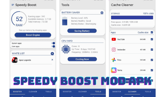 Pengertian Speedy Boost Mod Apk