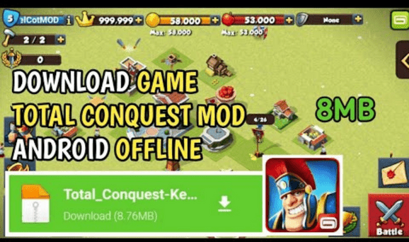 Pengunduhan Total Conquest Mod Apk Semua Tak Terbatas