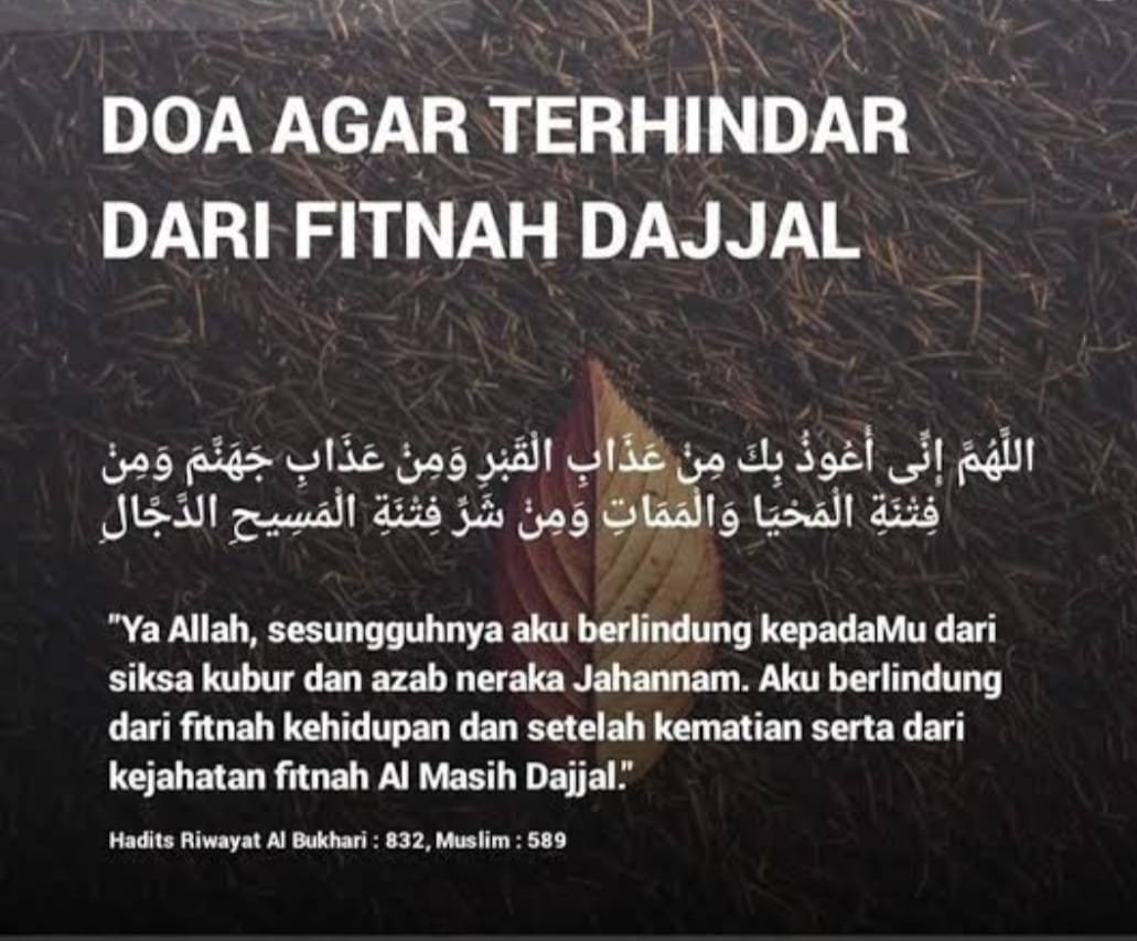 doa terhindar dari fitnah dajjal