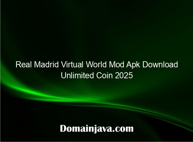 Real Madrid Virtual World Mod Apk Download Unlimited Coin 2025