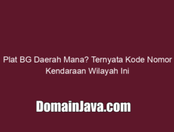 Plat BG Daerah Mana? Ternyata Kode Nomor Kendaraan Wilayah Ini