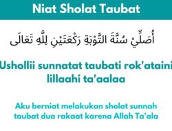 Niat Sholat Taubat Zina Lengkap Beserta Tata Caranya