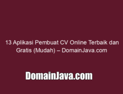 13 Aplikasi Pembuat CV Online Terbaik dan Gratis (Mudah)