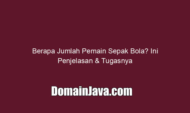 Berapa Jumlah Pemain Sepak Bola? Ini Penjelasan & Tugasnya