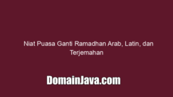 Niat Puasa Ganti Ramadhan Arab, Latin, dan Terjemahan