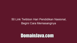 50 Link Twibbon Hari Pendidikan Nasional, Begini Cara Memasangnya
