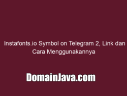 Instafonts.io Symbol on Telegram 2, Link dan Cara Menggunakannya