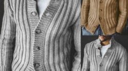 8 Model Jaket Rajut Pria Tebal Lengan Panjang yang Stylish