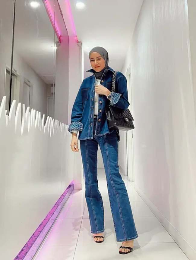 Cutbray Jeans dan Jaket Denim