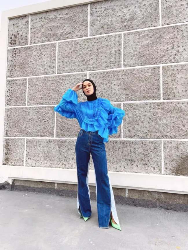 Cutbray Pants Dua Warna