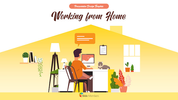 Template Work From Home Design