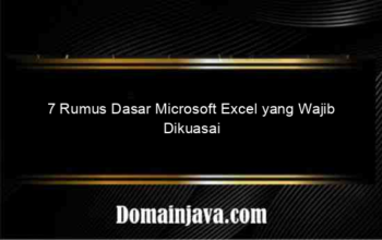 7 Rumus Dasar Microsoft Excel yang Wajib Dikuasai