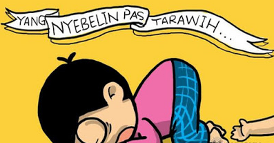 Pas Nyebelin Pas Tarawih