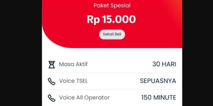 Cara Daftar Paket Nelpon Telkomsel Pakai Aplikasi