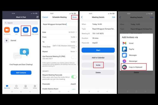 Cara Membuat Link Zoom di HP Android