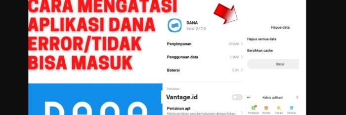 Cara Mengatasi Aplikasi DANA Tidak Bisa Dibuka