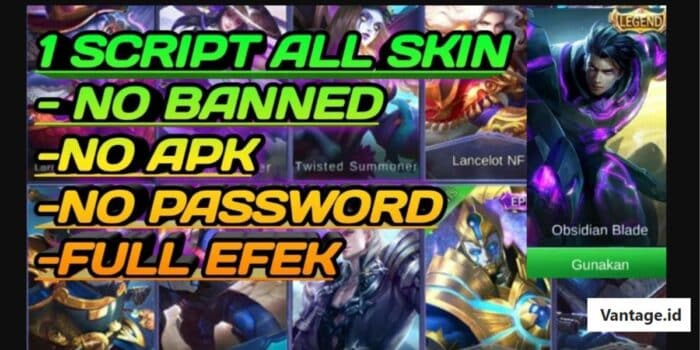 Cara Pasang Script Mobile Legends Tanpa Aplikasi Tambahan 100% Work