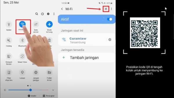 Cara Scan Barcode Wifi