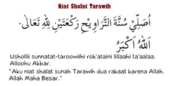 Doa Setelah Sholat Tarawih Dan Witir