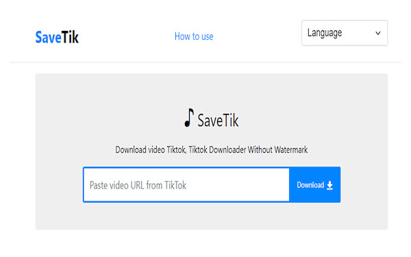 Download Video TikTok tanpa Aplikasi dengan Savetik
