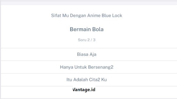 Hal Menarik Yang Ada Pada Situs Cek Sifat Mu di Anime Blue Lock