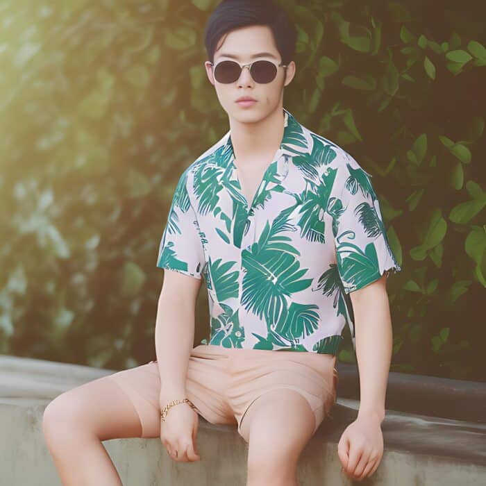 Kemeja Hawai dengan Celana Pendek