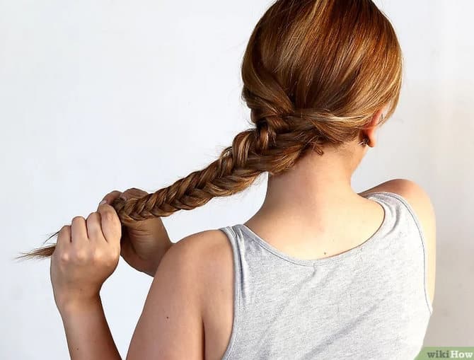 Kepang Rambut Fishtail