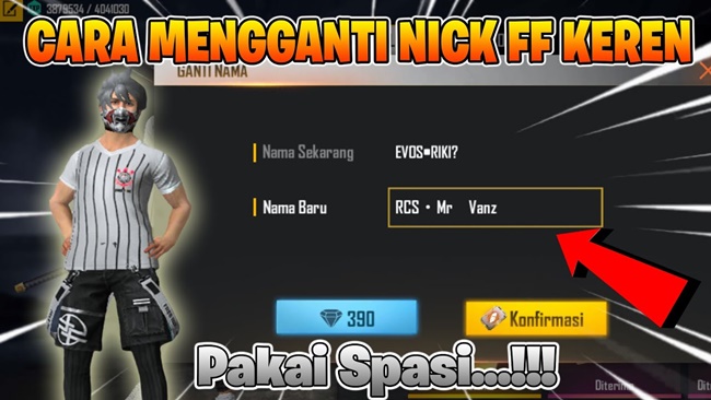 Keuntungan Membuat Nama Kosong FF