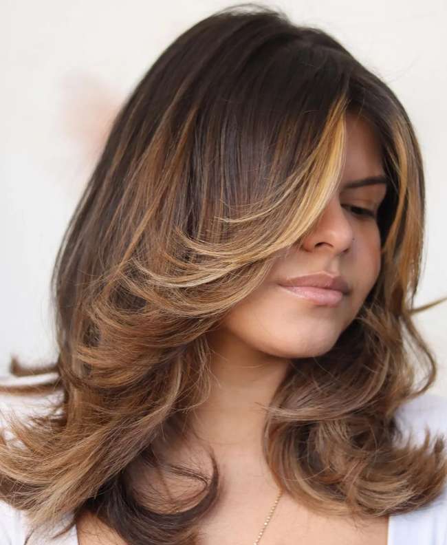 Medium Length Butterfly Cut