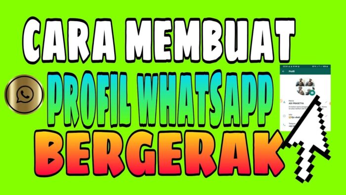 Mengubah Video Menjadi GIF Untuk Profil WhatsApp Bergerak