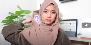 Mode Pashmina Ceruti Menutup Dada