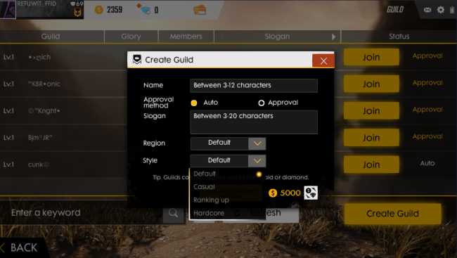 Nama Guild FF Keren Beserta Artinya
