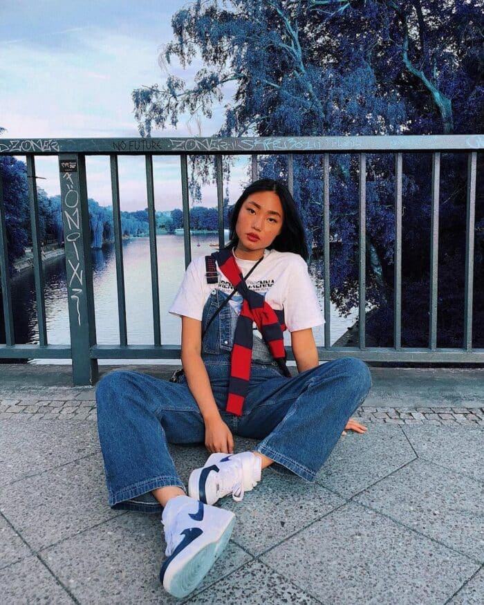 OOTD Nonton Bola Overall