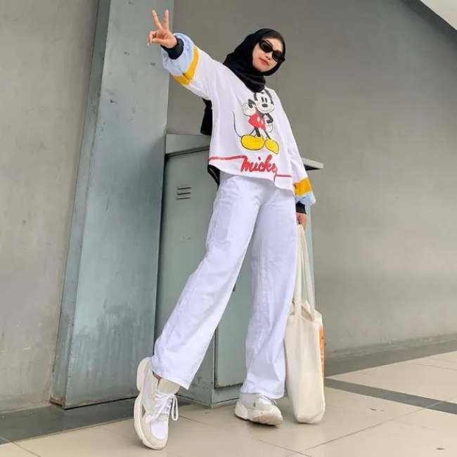 Oversized T-shirt Mickey Mouse