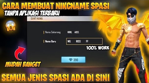 Rekomendasi Deretan Nama FF Spasi Keren 2023