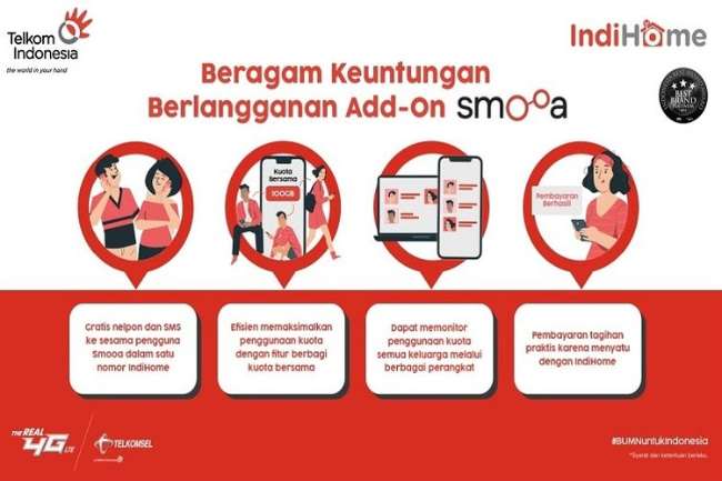 Syarat Berlangganan Telkomsel x Indihome Smooa