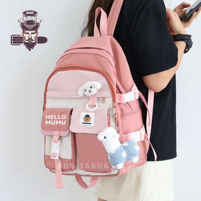 Tas Ransel dengan Boneka