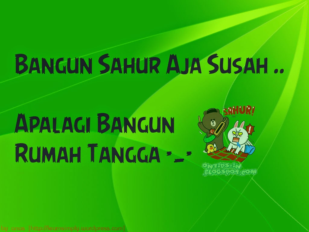 Kumpulan Kata Ucapan Selamat Sahur Lucu 2021 Terbaru