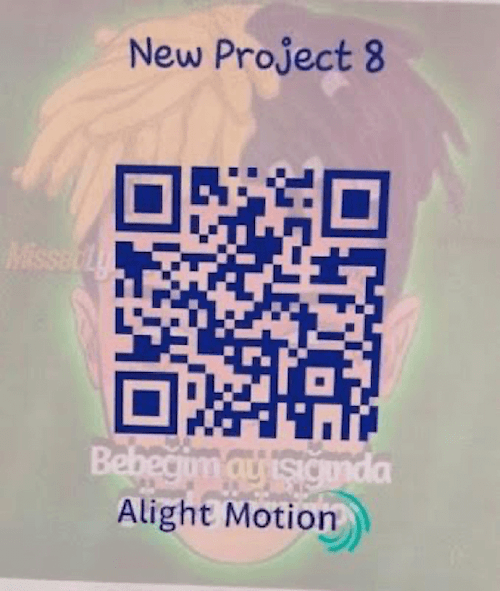 preset kode qr alight motion anime-min