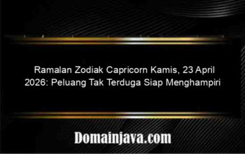Ramalan Zodiak Capricorn Kamis, 23 April 2026: Peluang Tak Terduga Siap Menghampiri