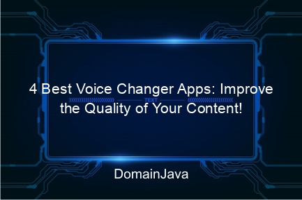 4 best voice changer apps: improve the quality of your content!