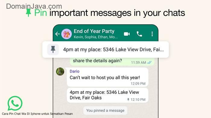 How to Pin WhatsApp Chat on iPhone to Pin Messages