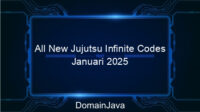 All New Jujutsu Infinite Codes Januari 2025