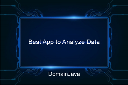 best app to analyze data