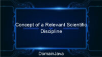 Concept of a Relevant Scientific Discipline